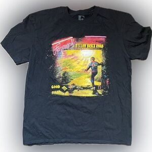 Elton John - “Farewell Yellow Brick Road” - 2022 Black Shirt - XL
